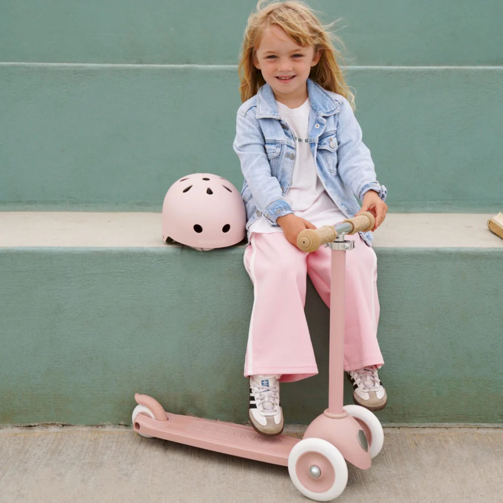 Kask dziecięcy ECO - Dusty Rose