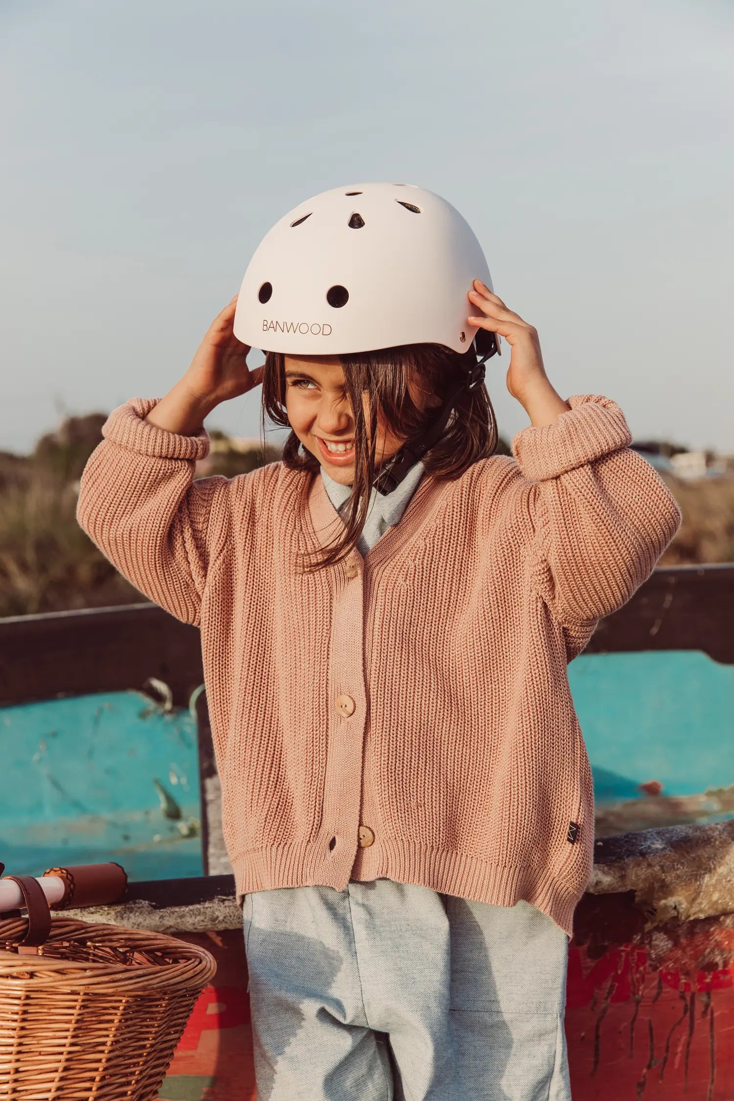 Kask dziecięcy - Bonton R Matte Pink