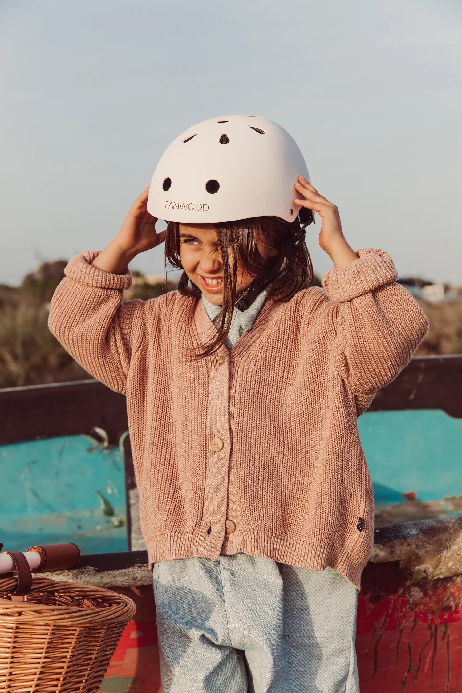 Kids Helmet - Matte Pink - Banwood EUR